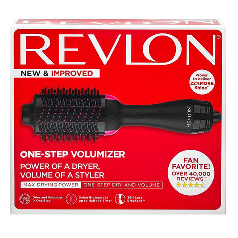 فرشاة الهواء الساخن وكثافة الشعر ريفلون - Revlon One-Step hot air and volume brush