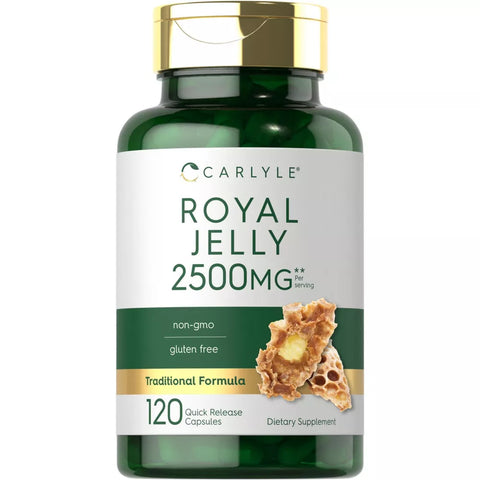 رويال جيلي أعلى تركيز 120 كبسولة - Carlyle Royal Jelly 2500mg - 120 Count