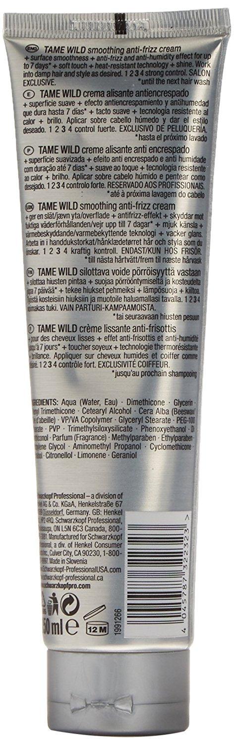 كريم اواسيس لتصفيف الشعر و تنعيمه  - Schwarzkopf Osis Tame Wild Smoothing Anti-Frizz Cream 150 ml - UK2Gulf.com