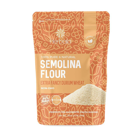 دقيق السميد (سيمولينا) النقي 907 جرام - Herbaila Semolina Flour Powder 2 LB