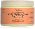 كريم شيا مويستشر للشعر الكيرلي - Shea Moisture Coconut and Hibiscus Curl Enhancing Smoothie 340 g - UK2Gulf.com