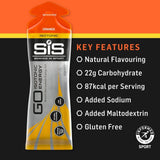 جل الطاقة السريع 15 كيس برتقال - SIS Go Isotonic Energy Gel 60ml*15 Gels Orange