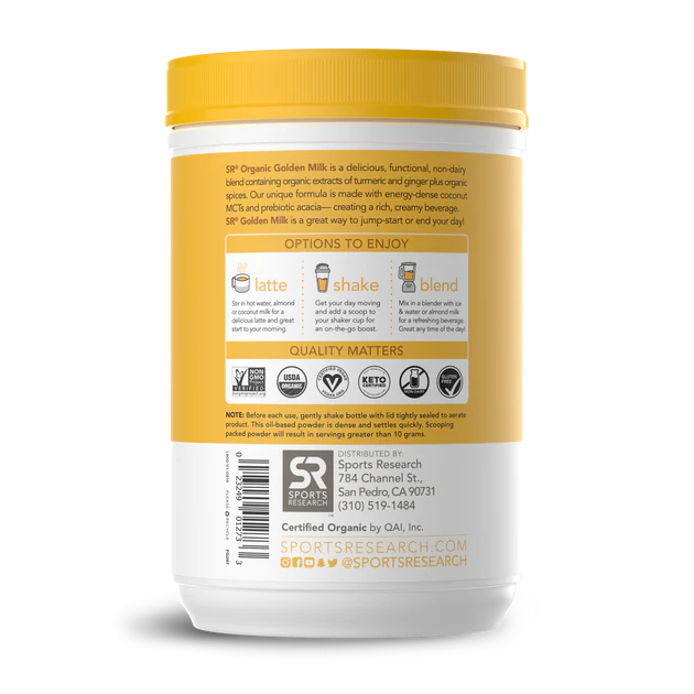 Sports Research Golden Milk (30 Servings)