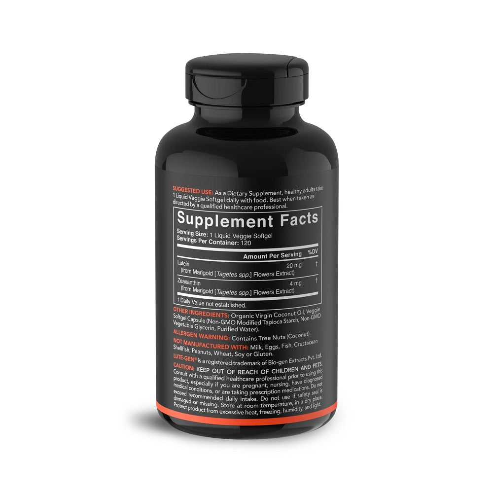 لوتين 20 مج +زيانثين 30 كبسولة - Sports Research Lutein 20 + Zeaxanthin 30 Softgels