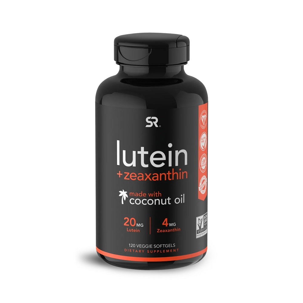 لوتين 20 مج +زيانثين 30 كبسولة - Sports Research Lutein 20 + Zeaxanthin 30 Softgels