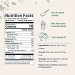 تارت شيري (الكرز الحامض) بودرة عضوية 113 جرام - Microingredients Organic Tart Cherry Powder 4 Oz