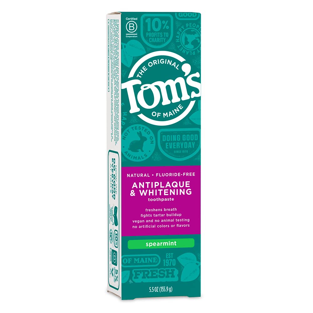 Tom's of Maine Antiplaque and Whitening Natural Toothpaste 5.5 oz