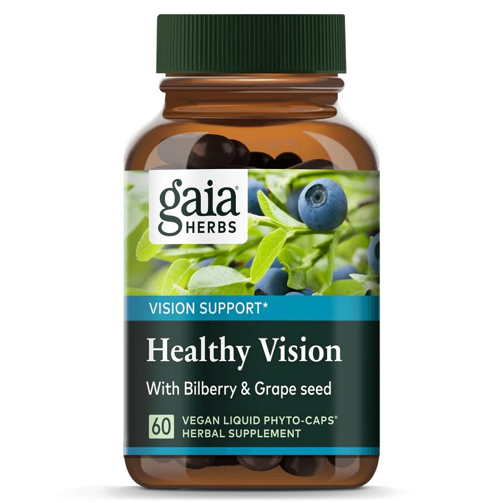 Gaia Herbs Healthy Vision 60 Capsules