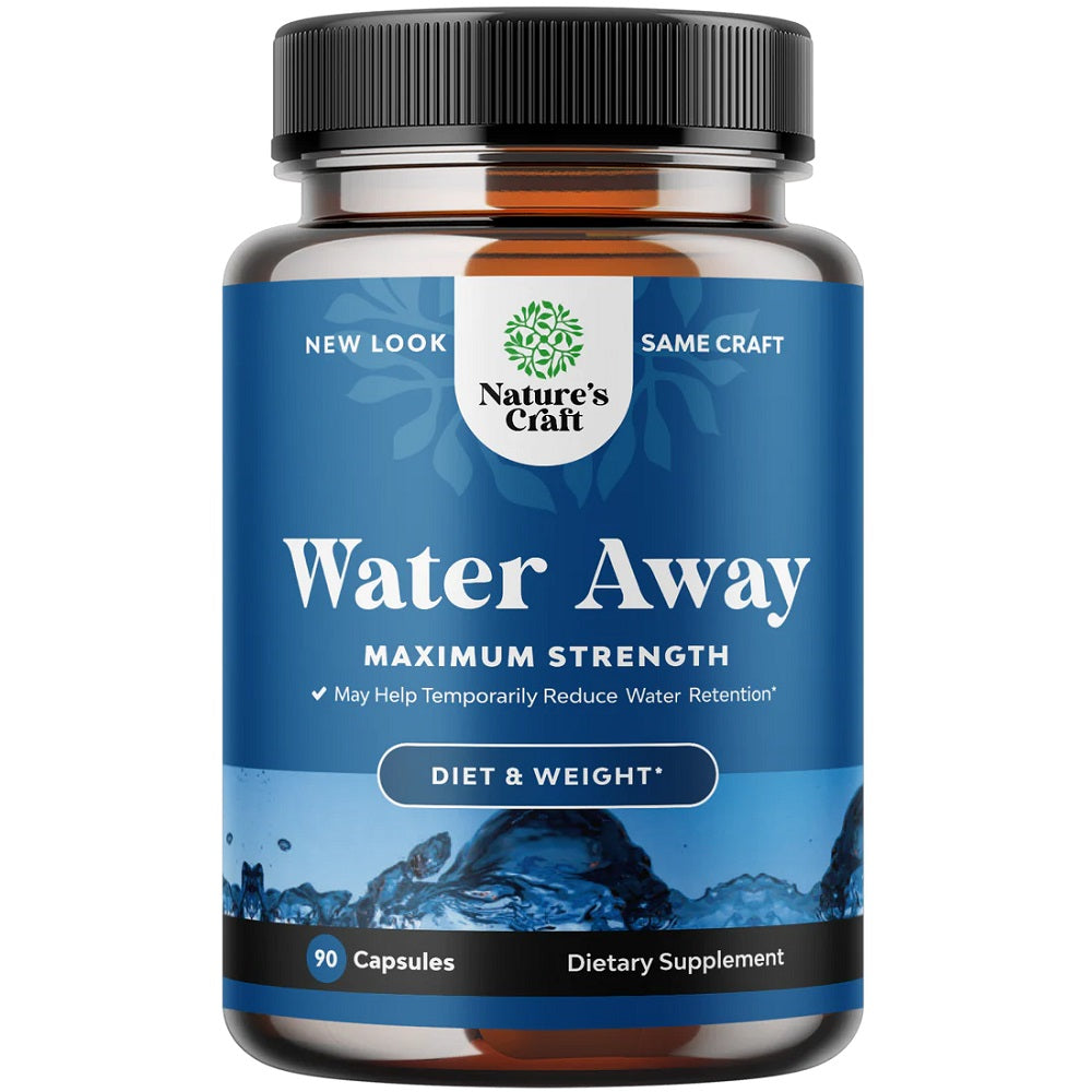 واتر اواي للتخلص من الماء الزائد 90 كبسولة - Nature's Craft Water Away 90 Capsules