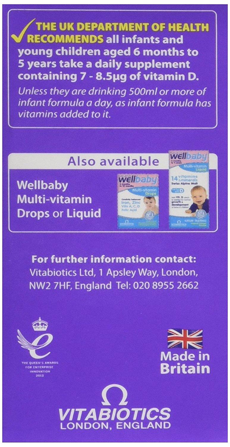 Wellbaby Vitamin D Drops 30 ml