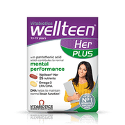 ويلتين هير بلس فيتامينات - Vitabiotics - Wellteen Her Plus 56 tablets/capsules